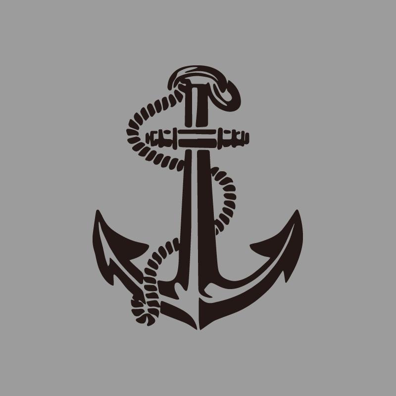 Fishing boat anchor Decals & Bumper creative&funny stickers for cartoon fans&lover,high quality for car trucks motorcycles