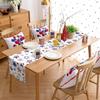 1pc 4th of July Vintage Star Table Runner, Premium Linen 2D Print, Decorative Table Cover for Living Room & Patio, American Flag