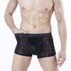 Pánské spodní prádlo ledově hedvábné prodyšné duté ultratenké sexy pánské boxerky
