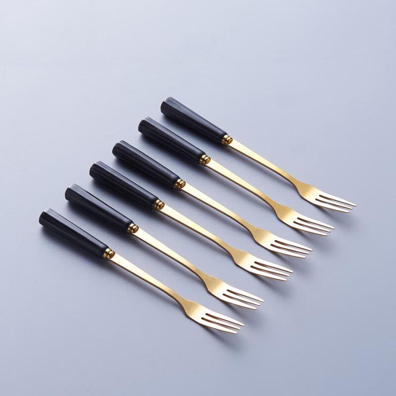 

Набор вилок для фруктов Zhishi Black Gold из нержавеющей стали
