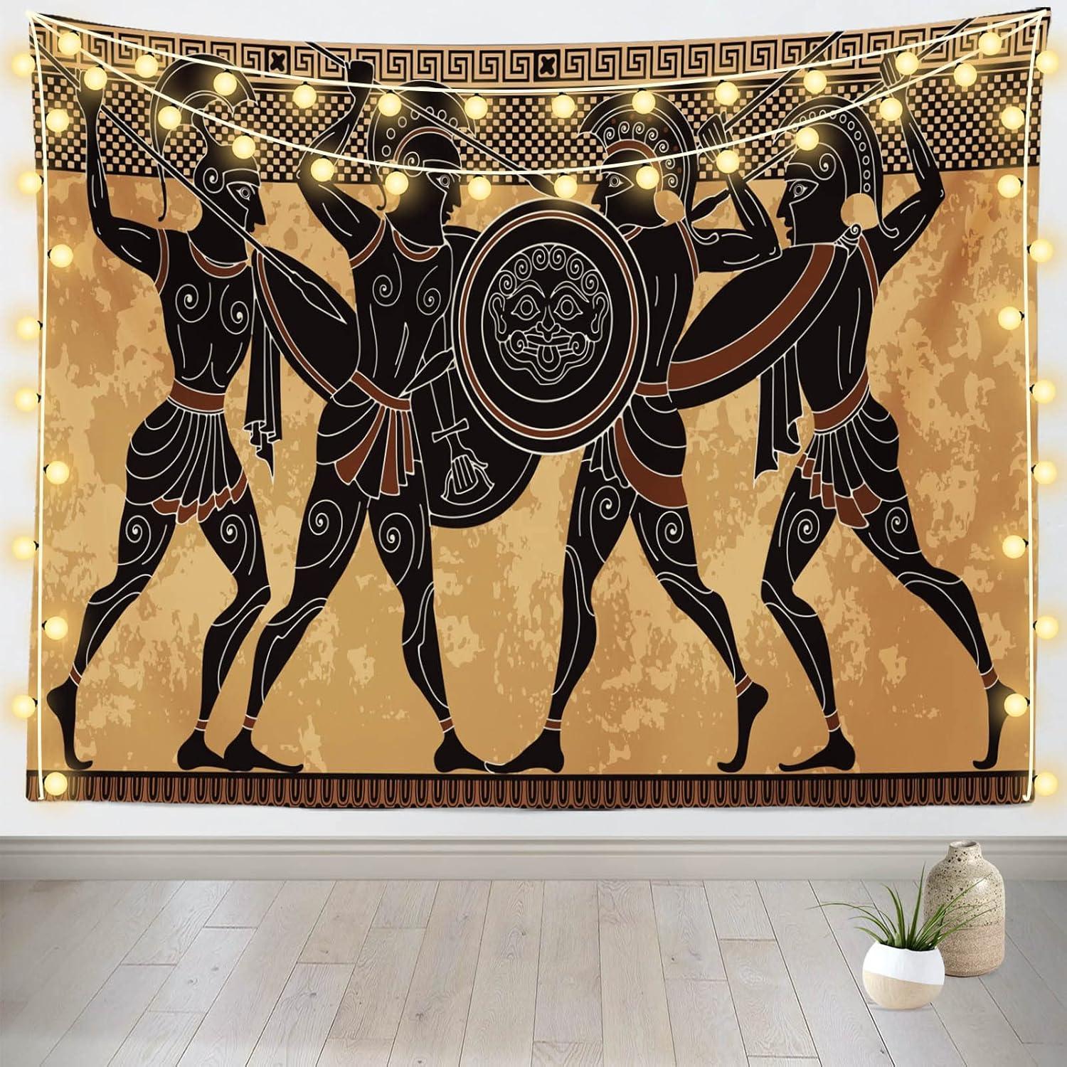 Tapestry loccor Ancient Greece wall heroes 75x100