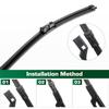For Chevrolet Volt 2010-2016 2011 2012 2013 2014 2015 Wiper Front Wiper Blades Windshield Windscreen Window Brush 26"+26