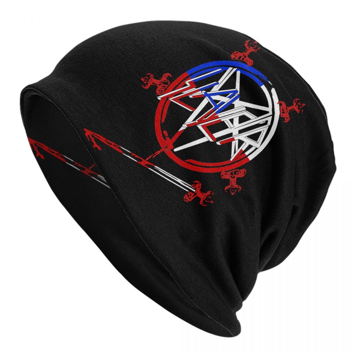 

Custom Slayers Logo Skullies Beanies Caps Hip Hop Winter Warm Unisex WoUnisex Knitting Hats Unisex Adult Heavy Metal Rock Bonnet Hats Beanies Hat