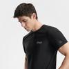 FILA Fitness T Shirts Men's Jet Black Crew Neck Straight Fit A51M621107FBK
