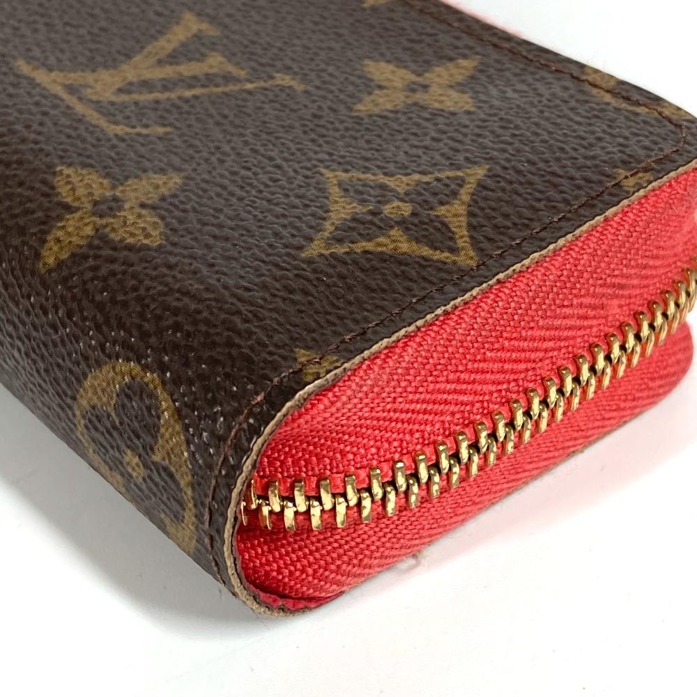 Louis Vuitton M61540 Monogram Mule cult Business Card Case Coin Purse Brown/pink