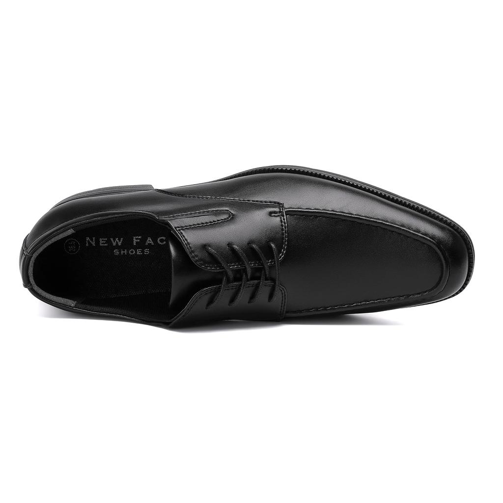 New Face Kobe Liberal Men's Lightweight Wingtip Moccasin Shoes with Sneaker-Like Grip, Perfect for Running, Black, NF303 (25-Point, 5-Centenaire)