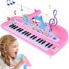 Kids Musical Piano 37 Key Electronic Keyboard Piano for Kids with Microphone Musical Instrument Educational Toys for Boys Gilrs