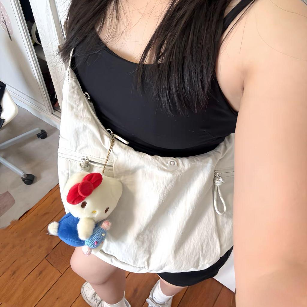 LU Croissant Channel Ankunft 2025 Schultertasche - Leicht, Großes Fassungsvermögen, Neuer Stil Reißverschluss Unterarm Umhängetasche