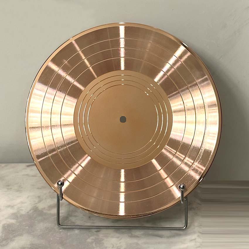 High-End Electroplated Vinyl Record Ornament Birthday Gift Handicraft