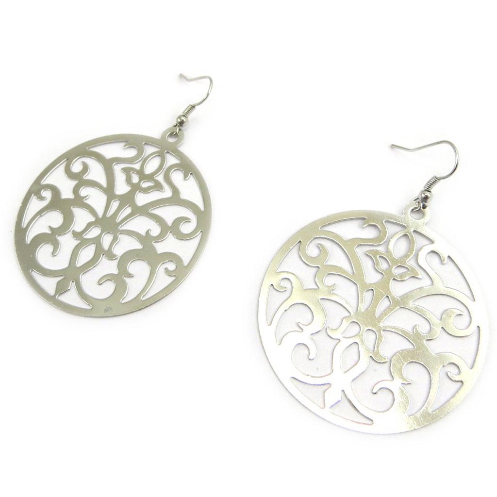 Les Trésors De Lily [L5630] - Silver 'Choreography' Earrings