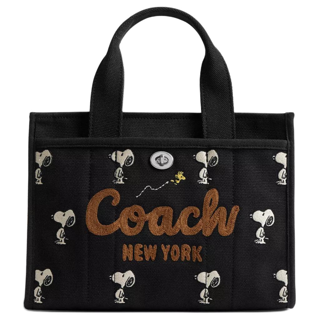 

Coach X Peanuts Snoopy Collaboration Cargo 26 Tote Bag Women tote Black CBF70-SVA47 Basic Set (Bag+Dust Bag)