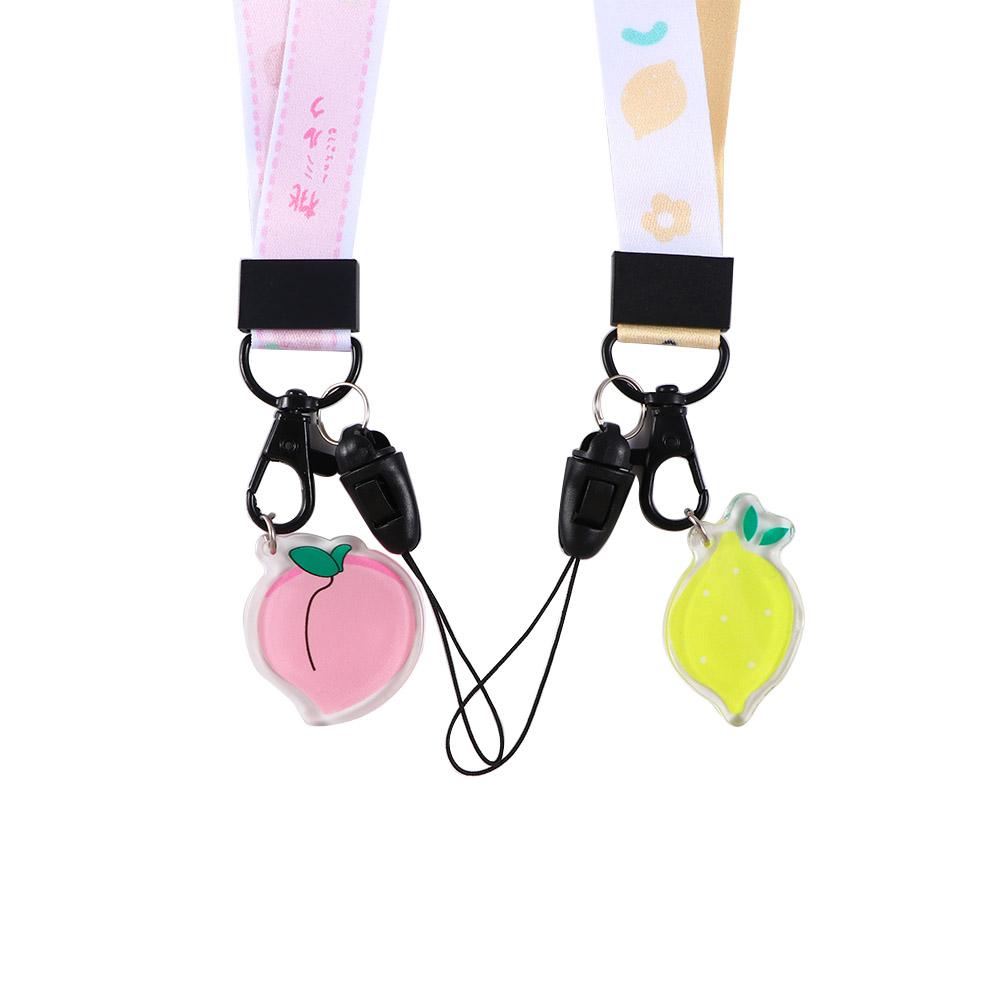 Holder Neck Rope Neck Strap Keychain Lanyards Mobile Phone Straps Cell Phone Lanyard Fruit Lanyard