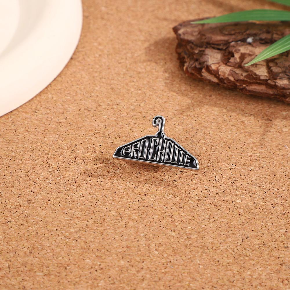 Design Hanger Brooch Cartoon Cute English Alphabet Accessories Pin Accessories