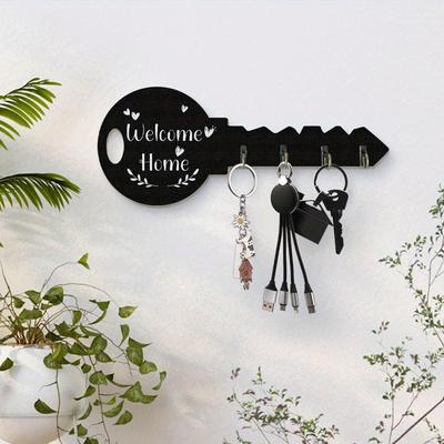Key Holder Wall Installation Gifts Gift Heavy Duty Sturdy Coat Hanger Storage Organizer for Home