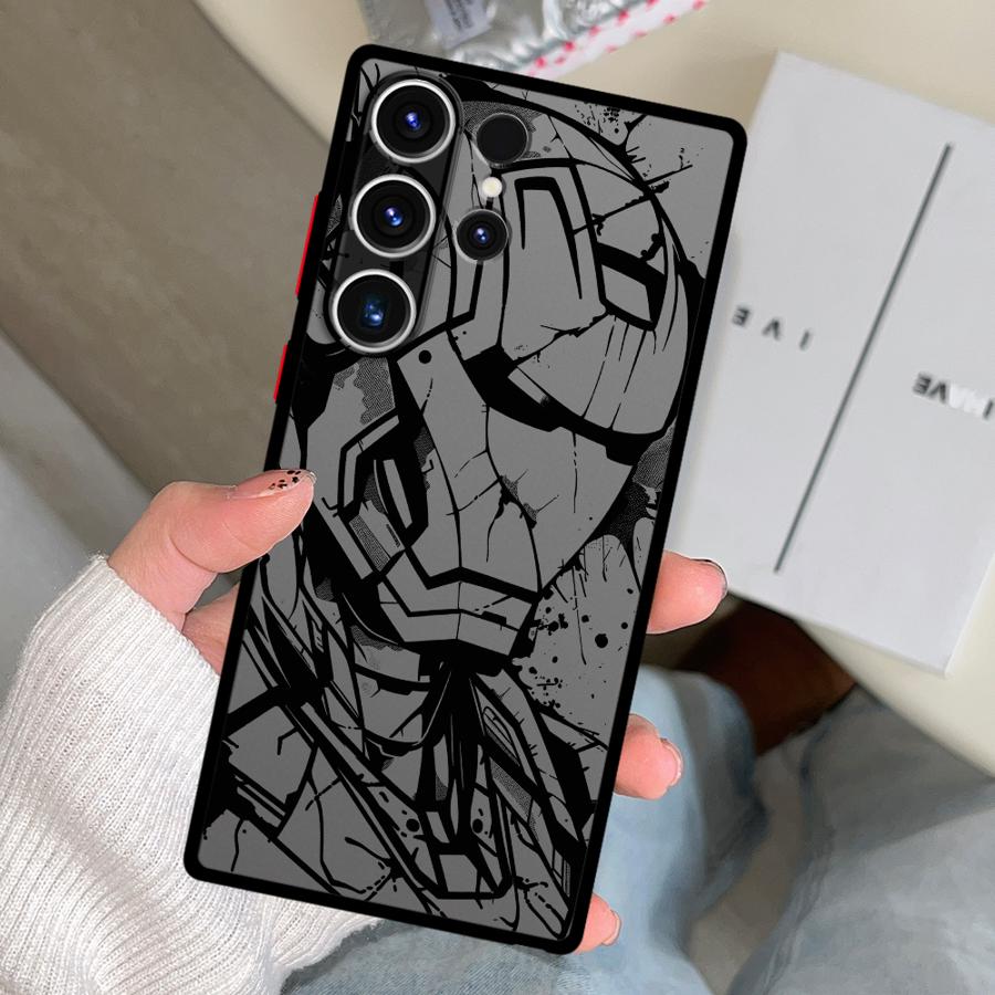 Case for Samsung Galaxy S26 S20 S24 Plus S22 S21 Note 20 10+ S23 FE S25 Ultra Funda Phone Cover Marvel Deadpool Ironman
