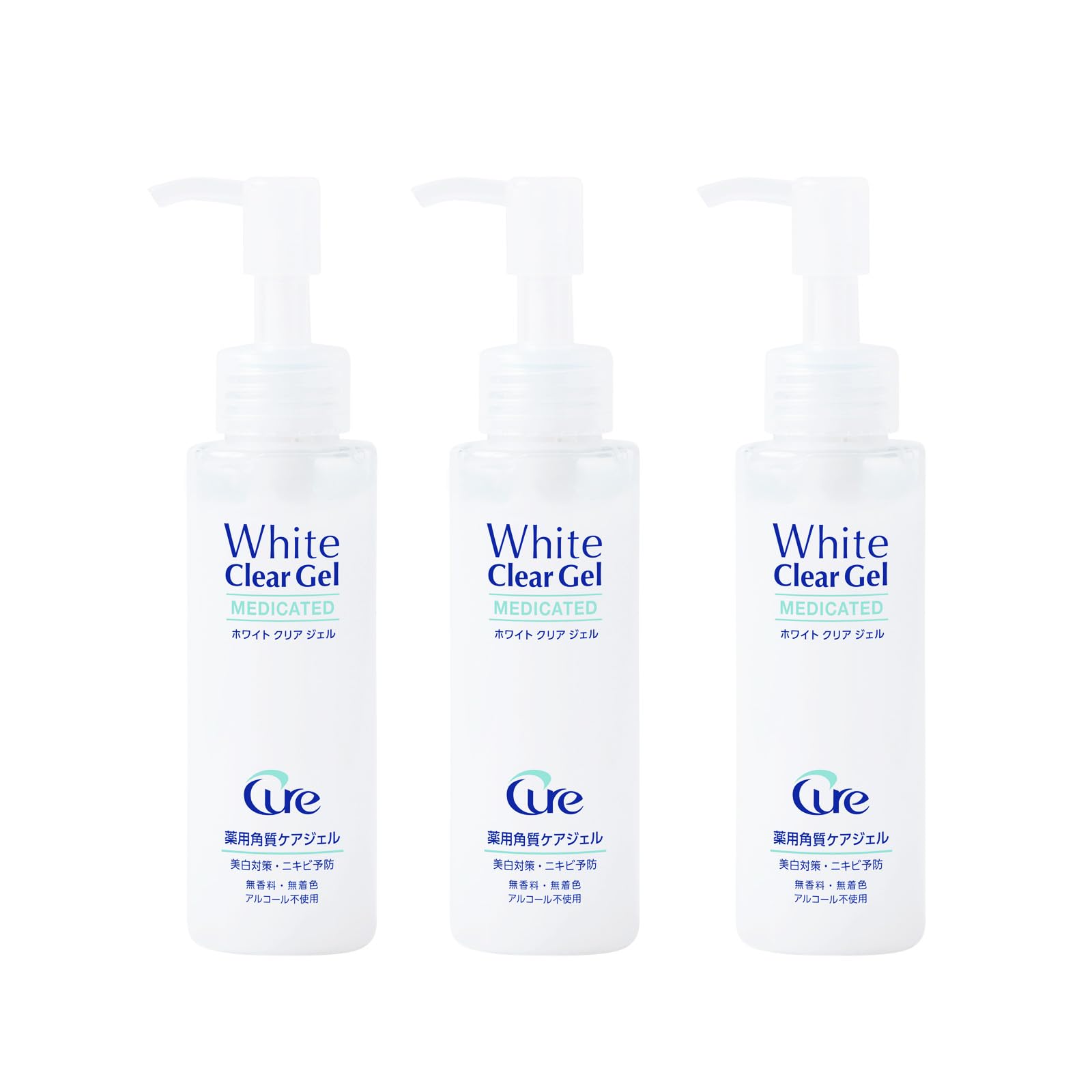 

Cure White Clear Gel Medicated Quasi-Drug 100g Set of 3