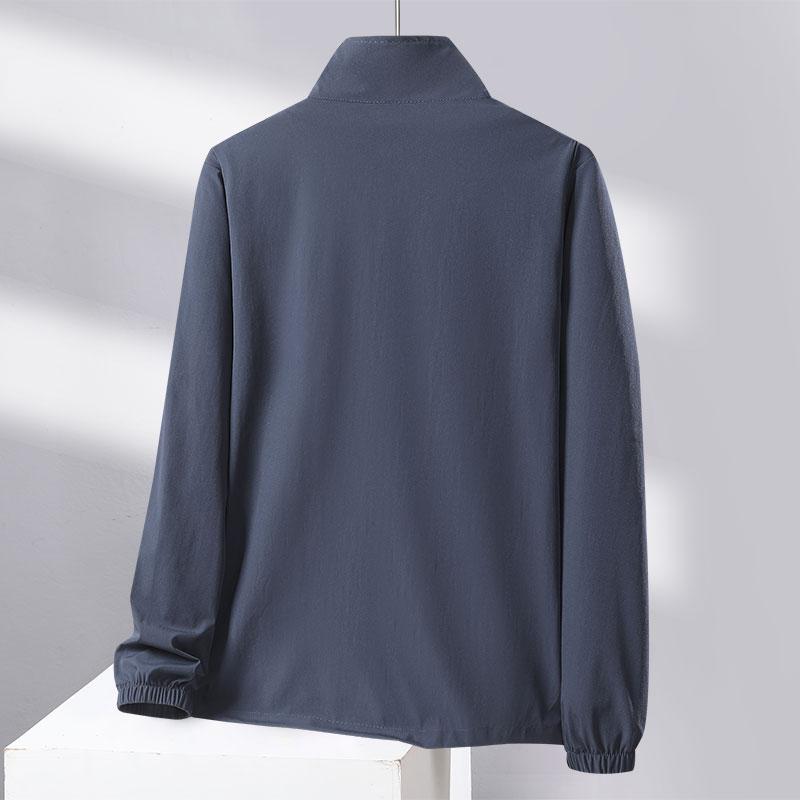 Summer Sun-protective Clothing Men's Breathable Jacket Ice Silk Quick-dry Men's Clothes Thin Single-layer Quick-dry UV Jacket