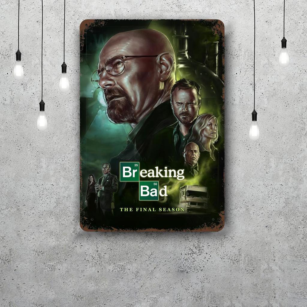 Breaking Bad Metal Signs Wall Decor Vintage Tin Signs Captain Metal Poster Decor for Bar Pub Club Wall Decoration