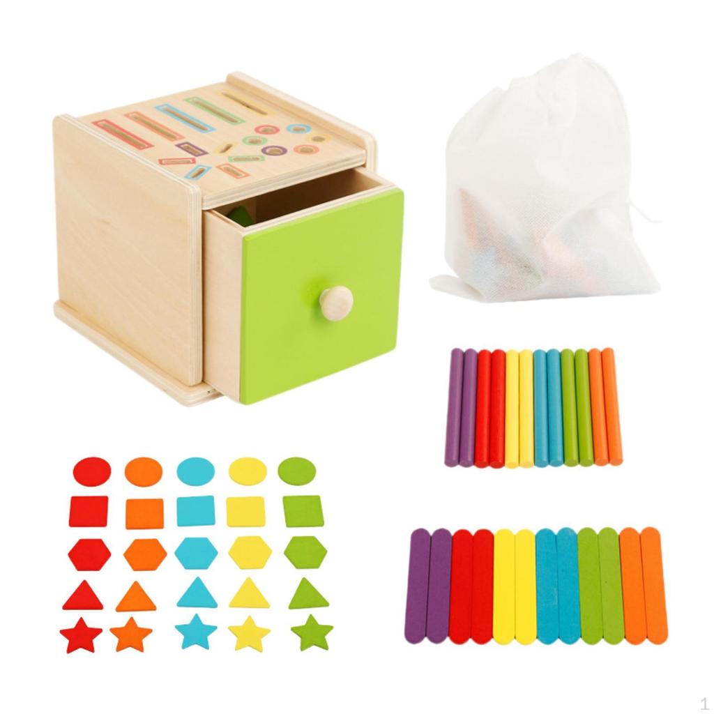 Color Shape Sorter Toy Early Learning Geometric Cognition Educational Recognition for
