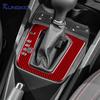 Real Soft Carbon Fiber Sticker For Seat Ibiza 6j 2009 2010 2011 2012 2013 2014 LHD Car Gear Shift Panel Trim Accessories