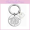 I Hope We're Friends Until We Die Stainless Steel Keychain With Unique Ghost Design Perfect For Gifts And Parties