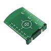 2Pcs Red/Green Laser Level Target Board Magnetic Double Scale Line Beam Distance Plate Multi-purpose Reflective