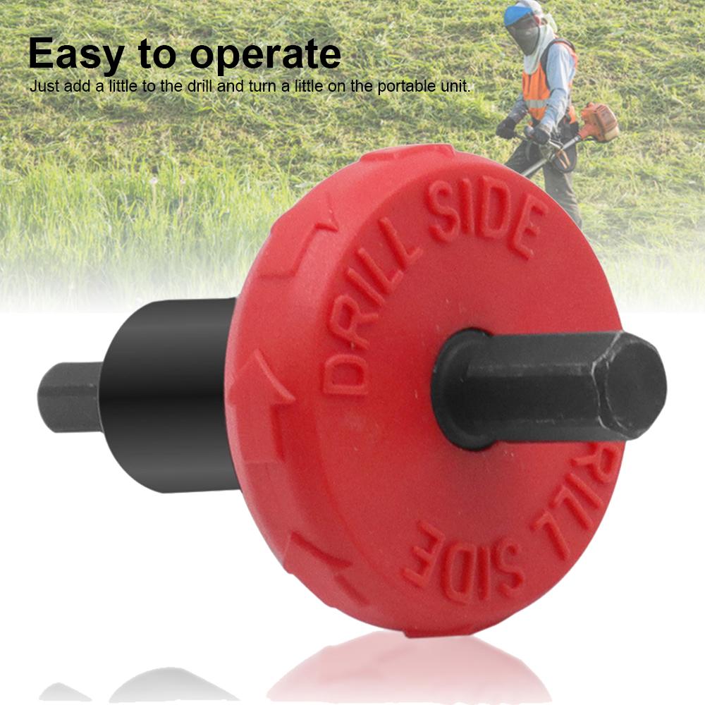Jump Start Electric Engine Easy Starter Drill Bit Adapter Troy-Bilt Plug Button String Trimmer Lawn Mower Leaf Blower Power Tool