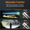 Mini Flashlight Keychain Super Bright Zoom Rechargeable Torch Outdoor Emergency Camping Fishing Work Lights UV Tiki Lamp