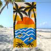 Towel Scenery Textile Bathrobe Beach Quick-Drying Lightweight Portable Camping Beach Swim Pool Travel
