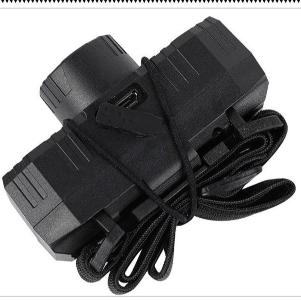 Super Bright Head Torch Portable Head Lamp New USB Head Flashlight  Camping