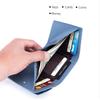 100% Genuine Leather Wallets Fashion Mini Coin Pocket Anti Theft Card Holder Rfid Blocking Wallet Cowhide Money Bag 2753