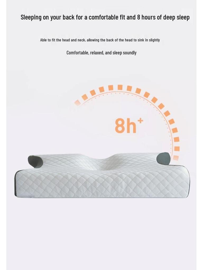 Butterfly-Shaped Memory Foam Pillow for Breathable Neck Support and Cervical Spine Comfort