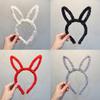 Diadema de Orejas de Conejo Peluche Orejas de Conejo de Pascua Linda Accesorios de Disfraz Cosplay para Niños y Adultos Talla Única 8 Colores