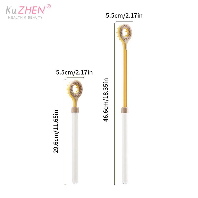 1Pc Double Sided Teeth Itchy Scratch Portable Scratcher Magnetic Ball Telescopic Scalable Scratch Back Scratch ToolPoint Massage