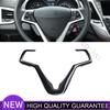 Steering Wheel Cover Decor Trim 1PCS For Hyundai Veloster 2011-2016 Carbon Fiber
