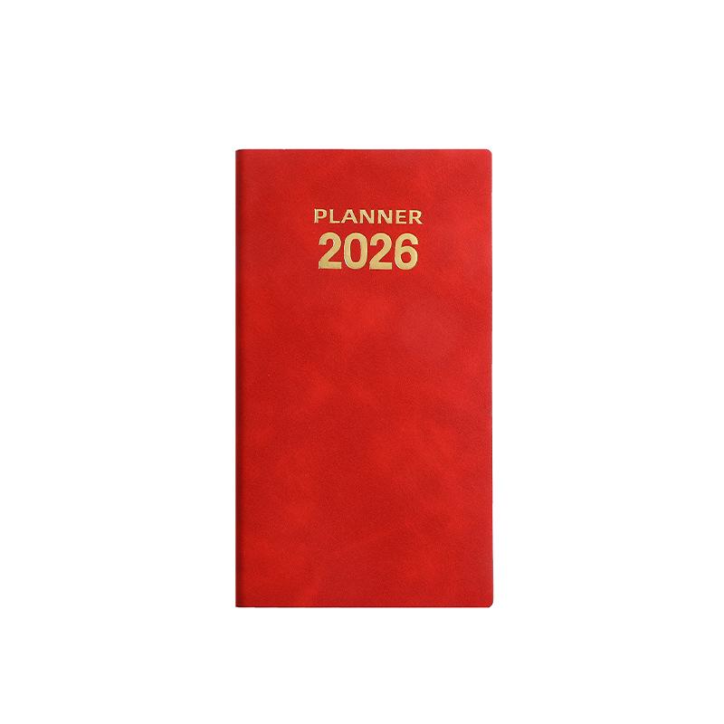2026 English A6 Weekly Planner - Portable Pocket Diary & 365-Day Efficiency Notebook