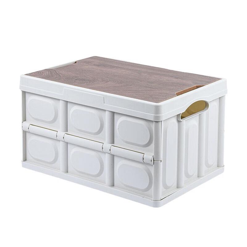 Huilinyang Wooden Lid Picnic Storage Box 525x360x300mm