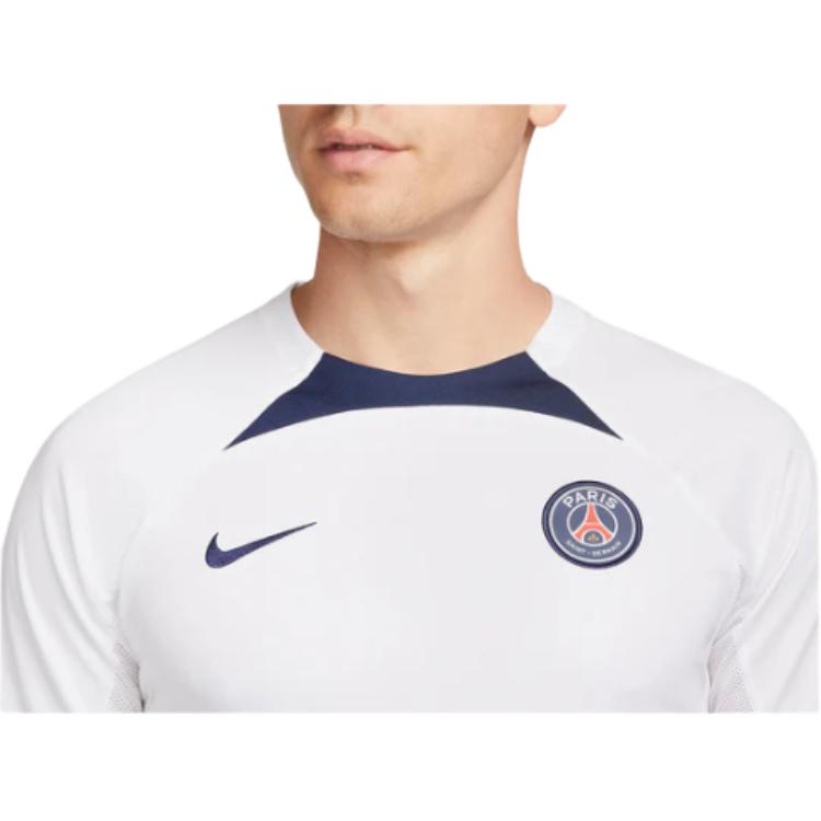 Nike Casual Sport Football Short Sleeve T-Shirt Men Tops White DJ8589-101