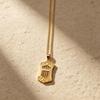 New Chinese Style Simple Abacus Pendant Necklace, Trendy Everyday Niche Versatile Design Women's Sweater Chain Chinese Style Accessory