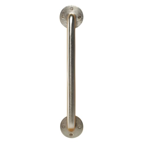GALLUP Round Bar Door Handle, Antique Brass, with Screws, 7505-60 (Silver)