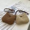 Ladies Fashion Summer Straw Crossbody Bag Women Beach Holiday Shopping Woven Shoulder Handbag Messenger Purses For Women Bags