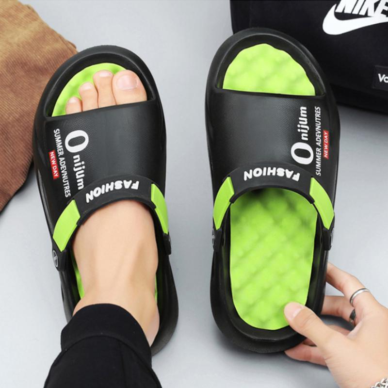 Ciabatte Estive da Uomo Sandali da Interno Esterno Sandali da Spiaggia Comode Morbide Scarpe Casual da Uomo Ciabatte da Casa