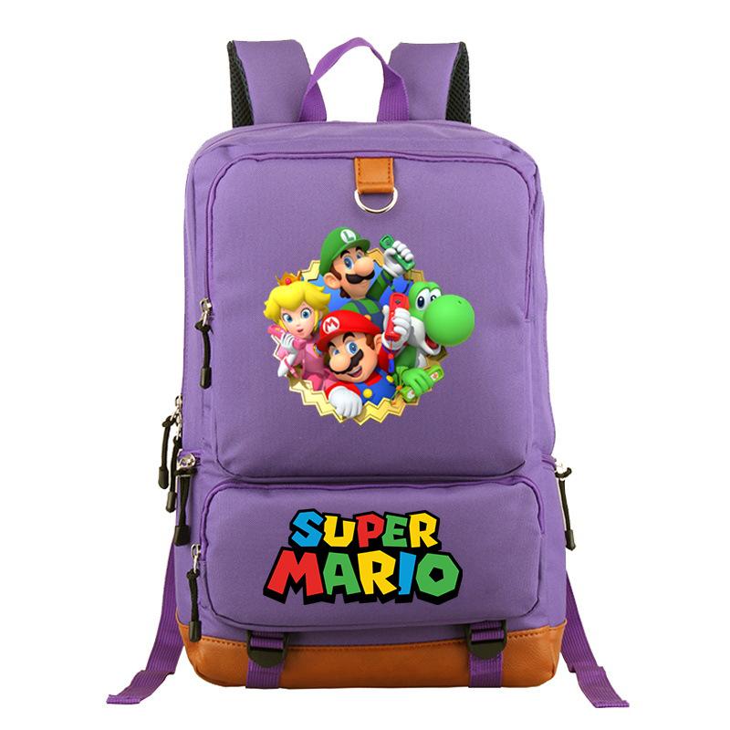 Cartoon Printed Student Schoolbag Large Capacity Leisure Travel Backpack