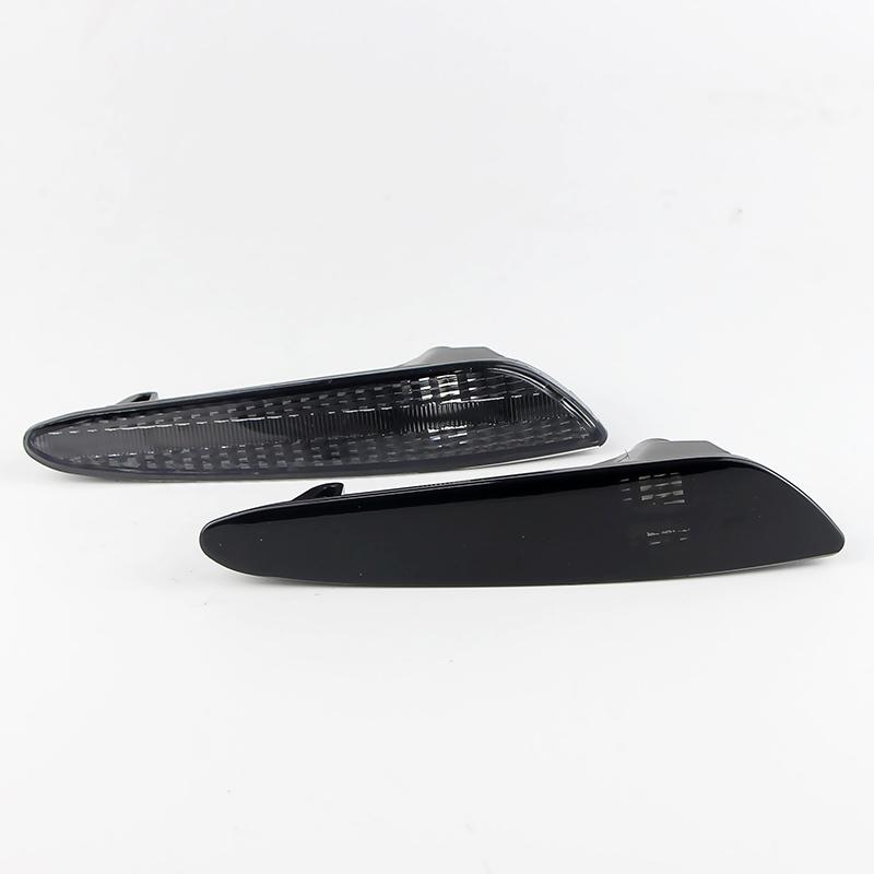 OEM#: 2118200121 Front Bumper Side Marker Lights Smoked Lens For 2003-2006 Mercedes-BENZ W211 E-Class E320 E350 E500 E55 AMG