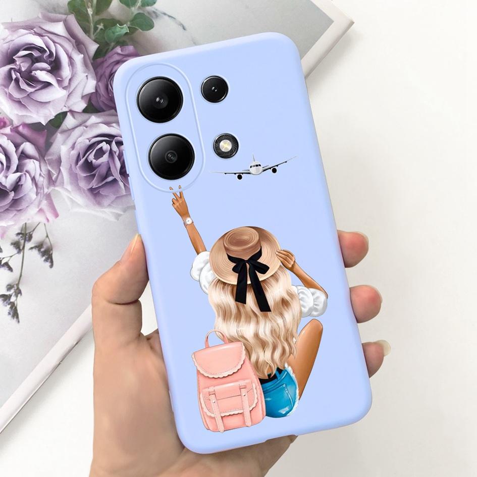 For Xiaomi Redmi Note 13 Pro Plus 5G Case Fashion Girls Love Heart Fundas Soft Silicone Cover For Redmi Note 13 Pro 4G 5G Bumper