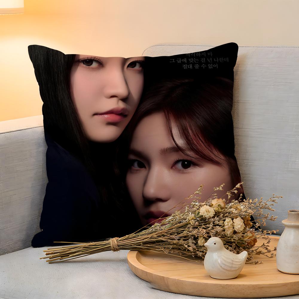 

Cushion Cover Linen SkinFriendly Soft Decorative Case For Sofa Home Decor Hot Korea TV BBitch X Rich Pillow cover 30x30cm
