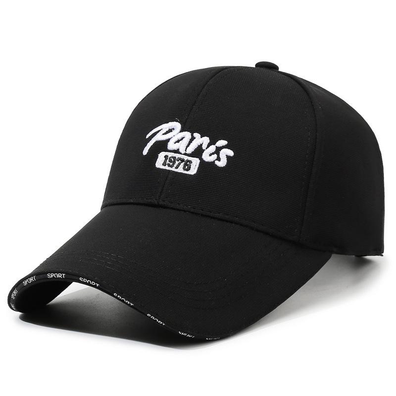 Enlarged And Widened Baseball Cap, Lengthened Brim 10.5Cm Men'S And Women'S Versatile Face Small Embroidered Sunshade Cap