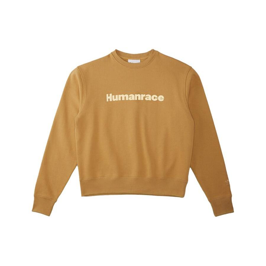 adidas x Pharrell Humanrace Logo Sweatshirt  Tan  Men s HI5542 XS
