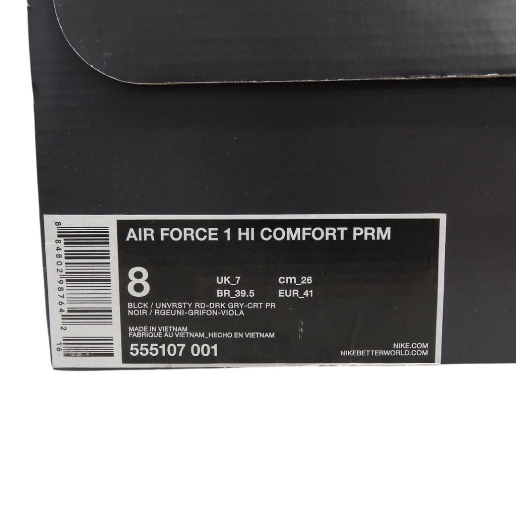 Pristine NIKE High cut sneakers black Natural leather mens 26cm 555107-001 Used