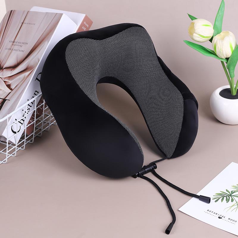 Caspian Wolf U-Shaped Memory Foam Neck Pillow - Portable Magnetic Travel Neck Support for Men & Women